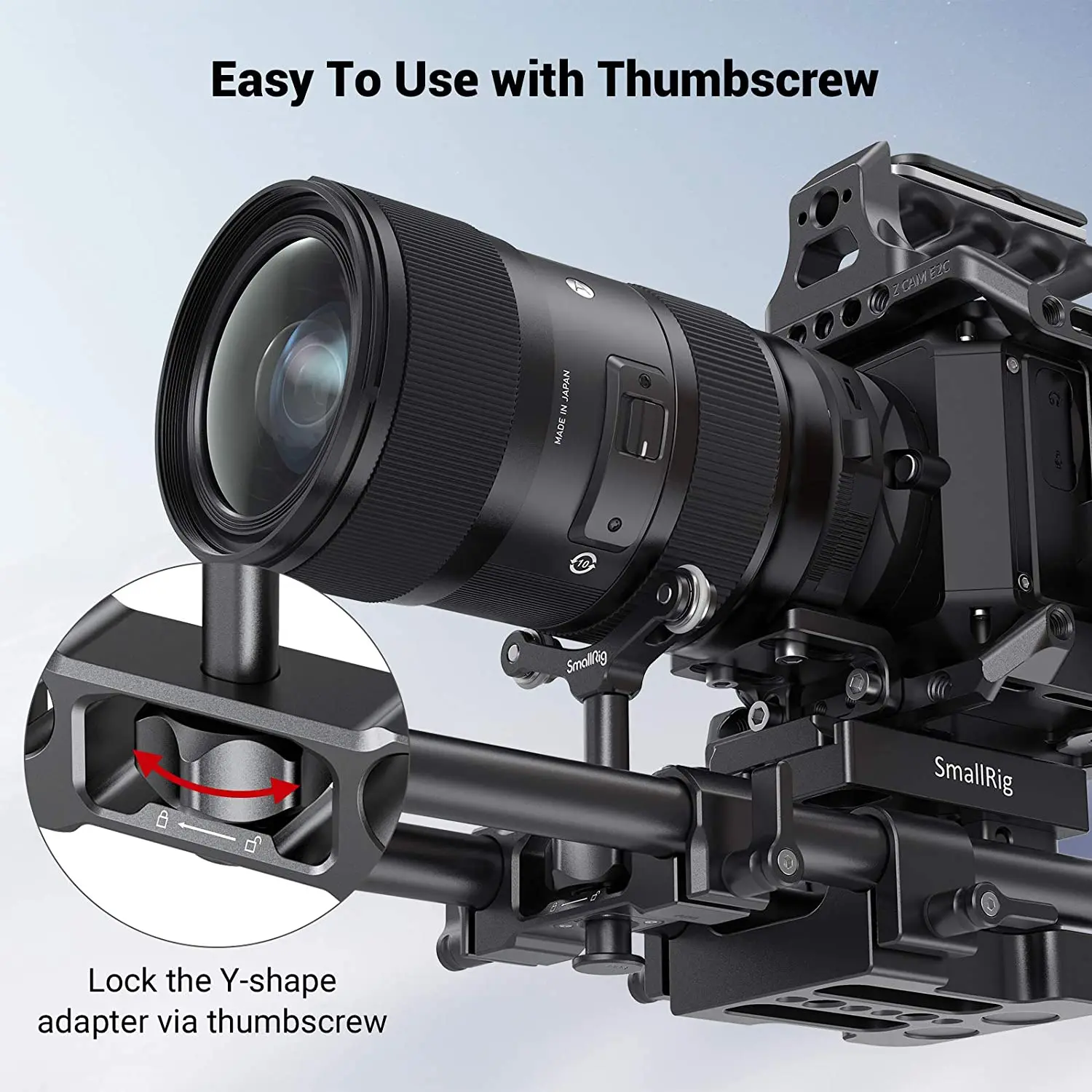 SmallRig Universal 15mm LWS Rod Mount Lens Support For 73-108mm Dslr Camera Lens Bracket Support With 15mm Rod Clamp 2727