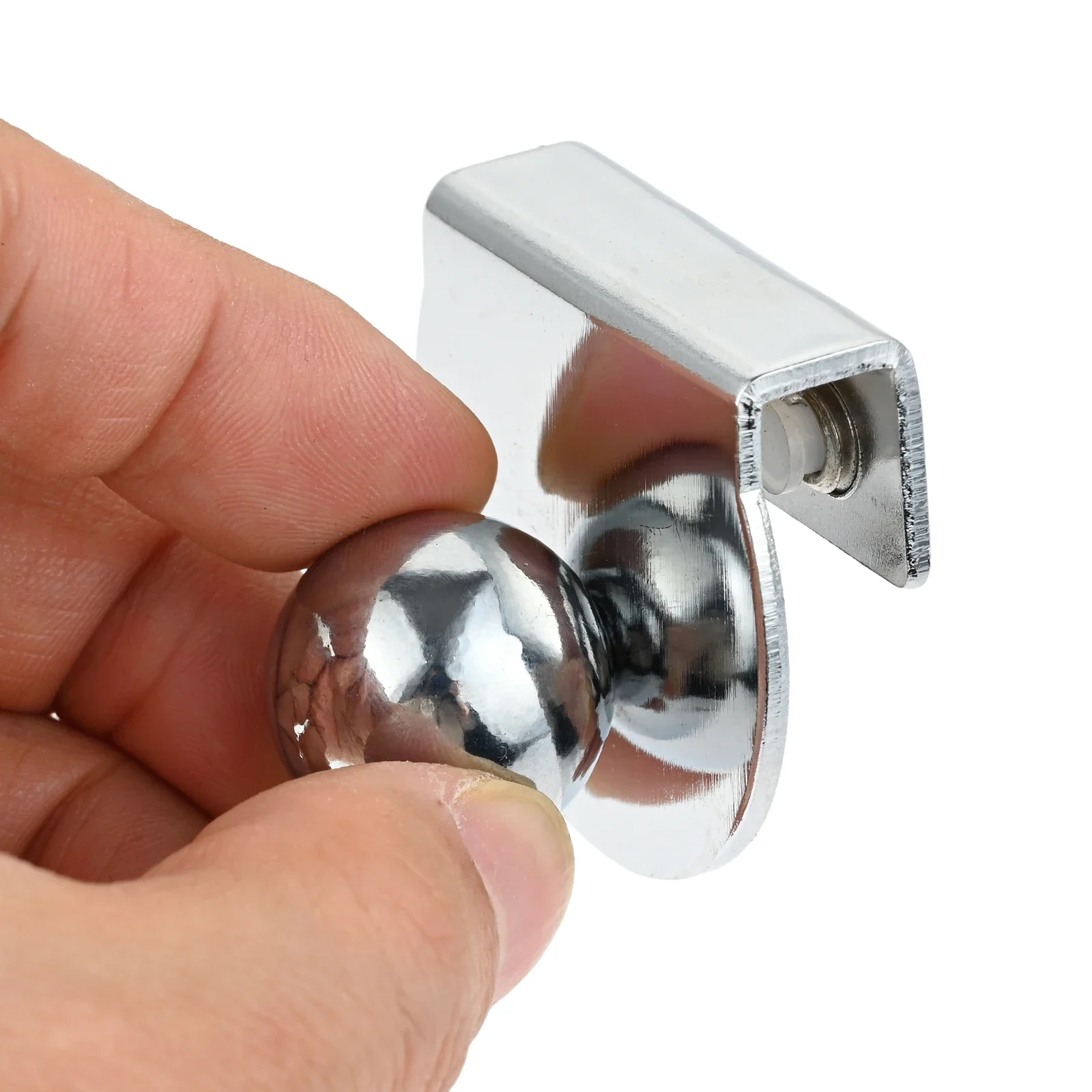 1pc Glass Door Handle for 5~8mm Thickness Glass Doors Furniture Hardware Punch-free Showcase Cabinet Drawer Pull Knob