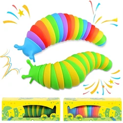 Colorful Caterpillar Fun Decompression Toy Children's Educational Slug Shape Toy