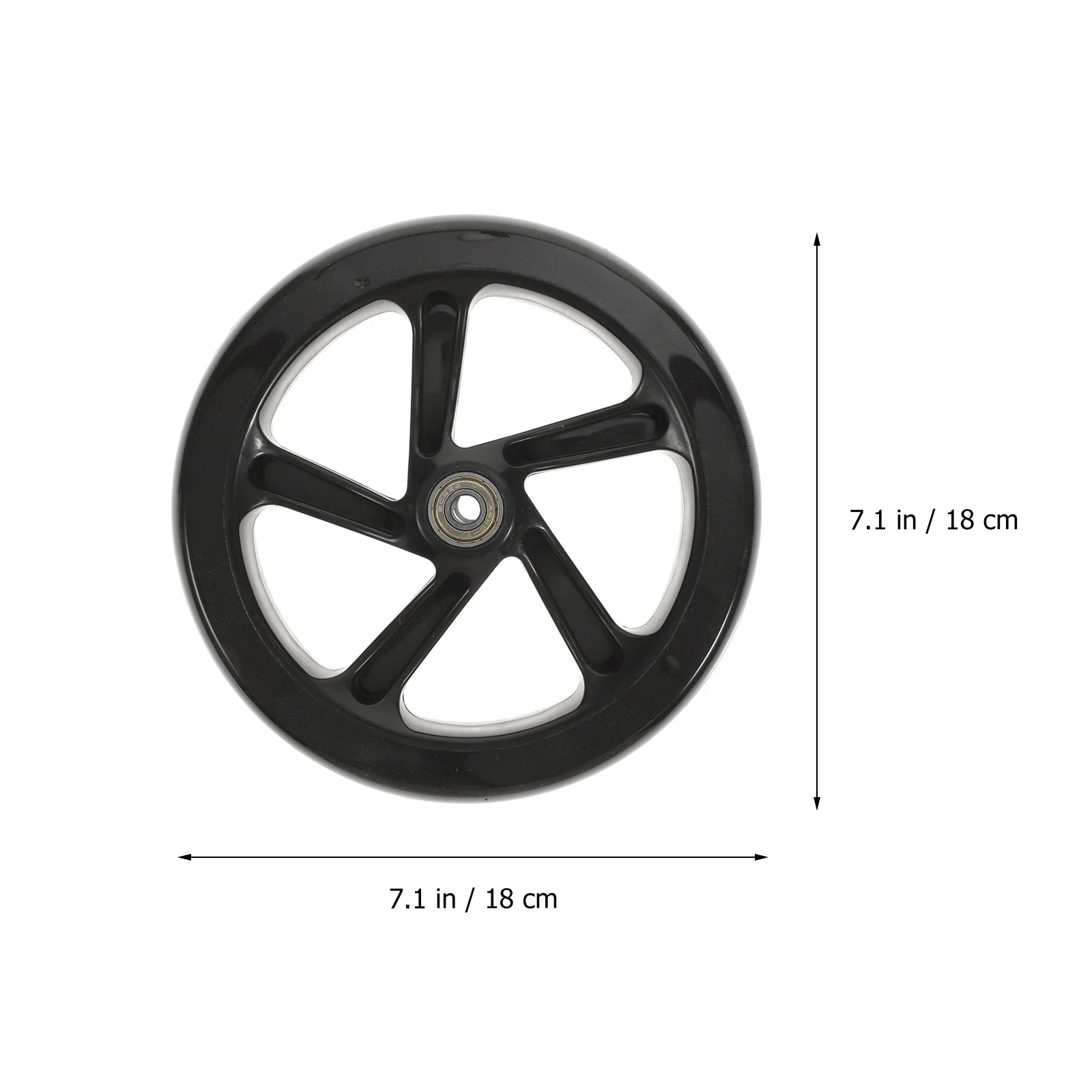 Ruedas de monopatín para adultos, piezas de patinete eléctrico de PU, repuesto de alta elasticidad motorizado para adultos, silencioso, 2 uds.