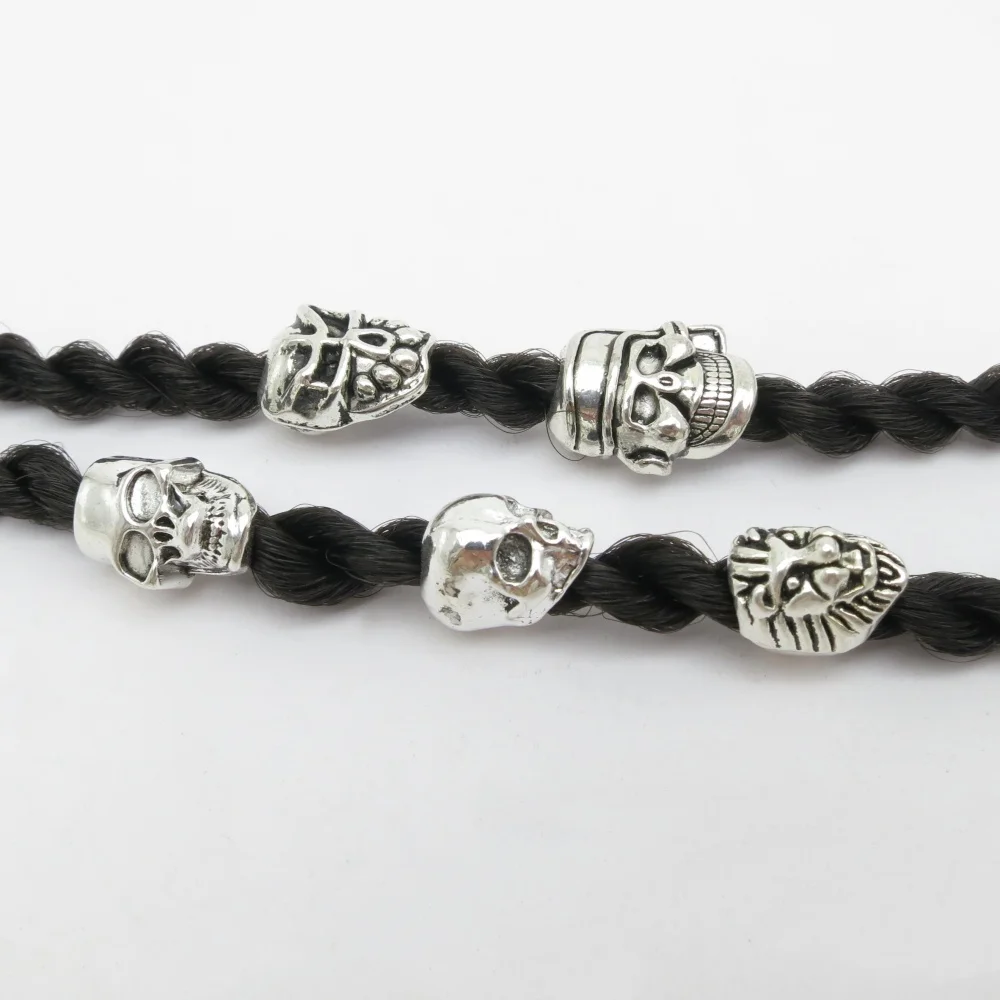 

смешанные черепа/левские стили, коса для волос, дреды, бусины для бороды для женщин, аксессуары для изготовления ювелирных изделий