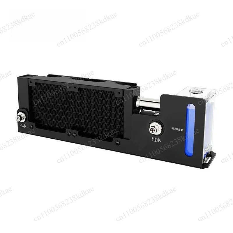 Compact Mini Water Cooler Module Dual Silent Fans For Cell Phone Tablet 3D Printer Electronic Heat Radiator Part