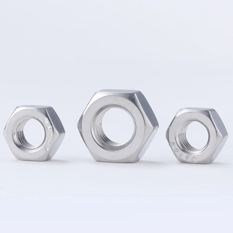 10/52/1pcs 304 Stainless Steel A2 UNF US Coarse Fine Thread Hex Hexagon Nut Hexagon Full Nuts4#、6#、8#、1/4、5/16、3/8、7/16、9