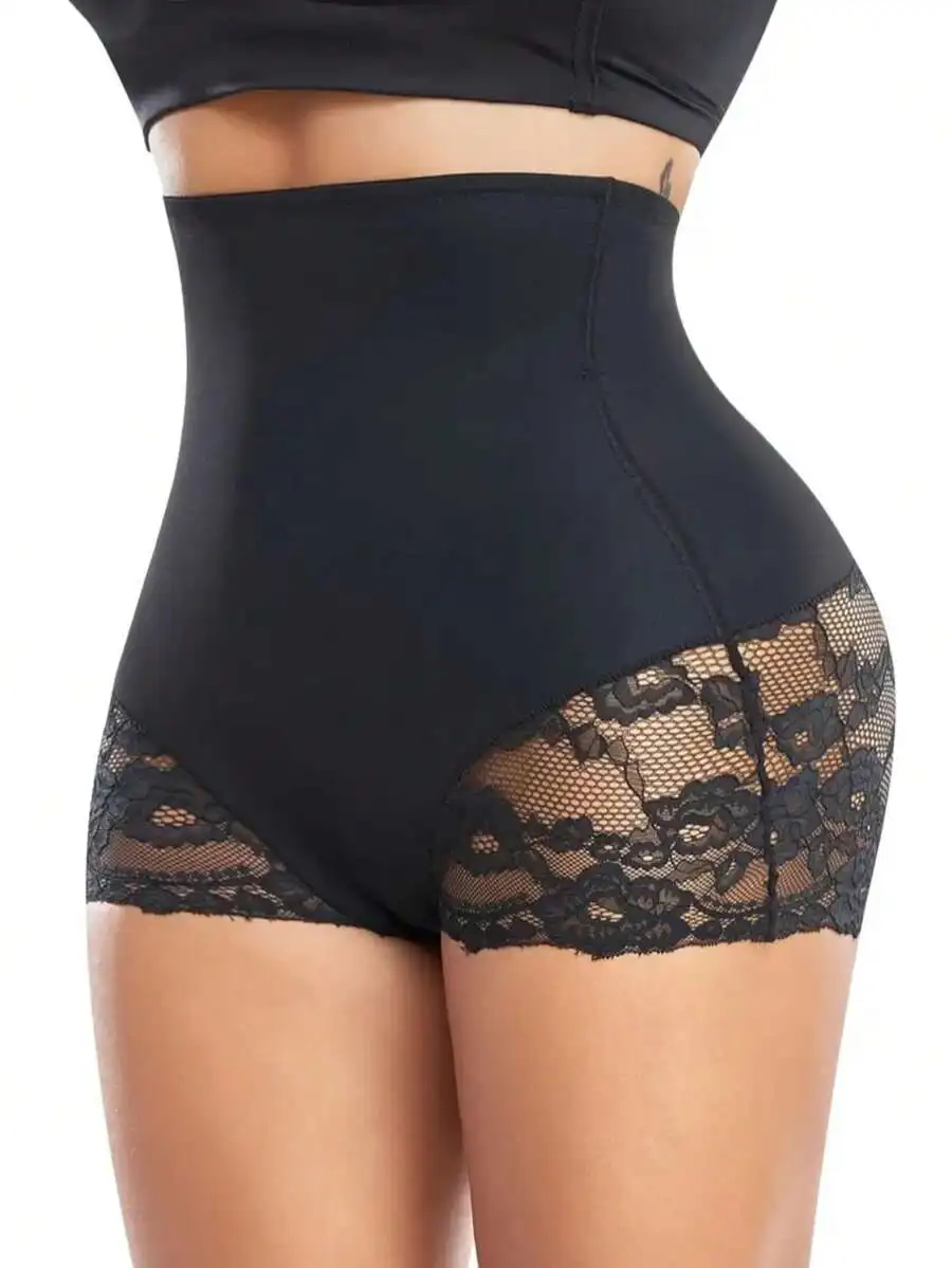 SEXYEYE Pantalones cortos moldeadores de cintura alta para mujer, tres en uno, moldeadores de cuerpo, pantalones cortos y ropa interior