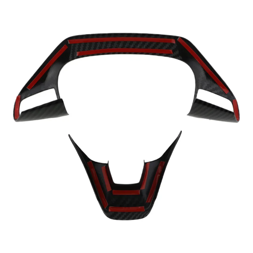 ديكور السيارة الداخلي عجلة القيادة لوحة الترتر غطاء أسفل الكسوة ملصق ABS لفورد مافريك 2022-2024 #4