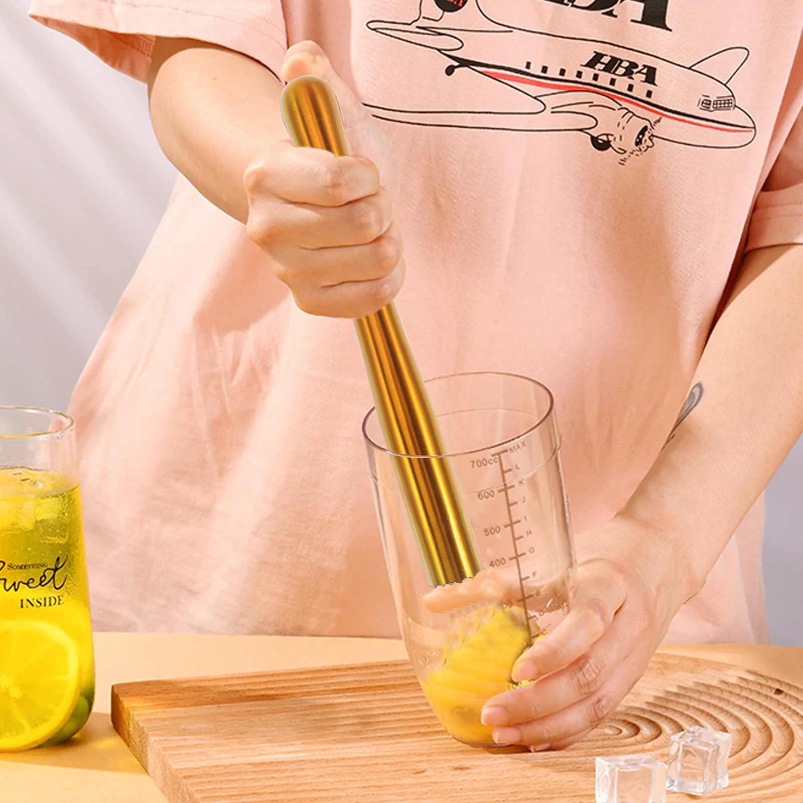 

Stainless Steel Muddler Tool For Ice Crushing Lemon Pressing Home Kitchen Use Ice Muddler Stainless Steel Grinding Stick