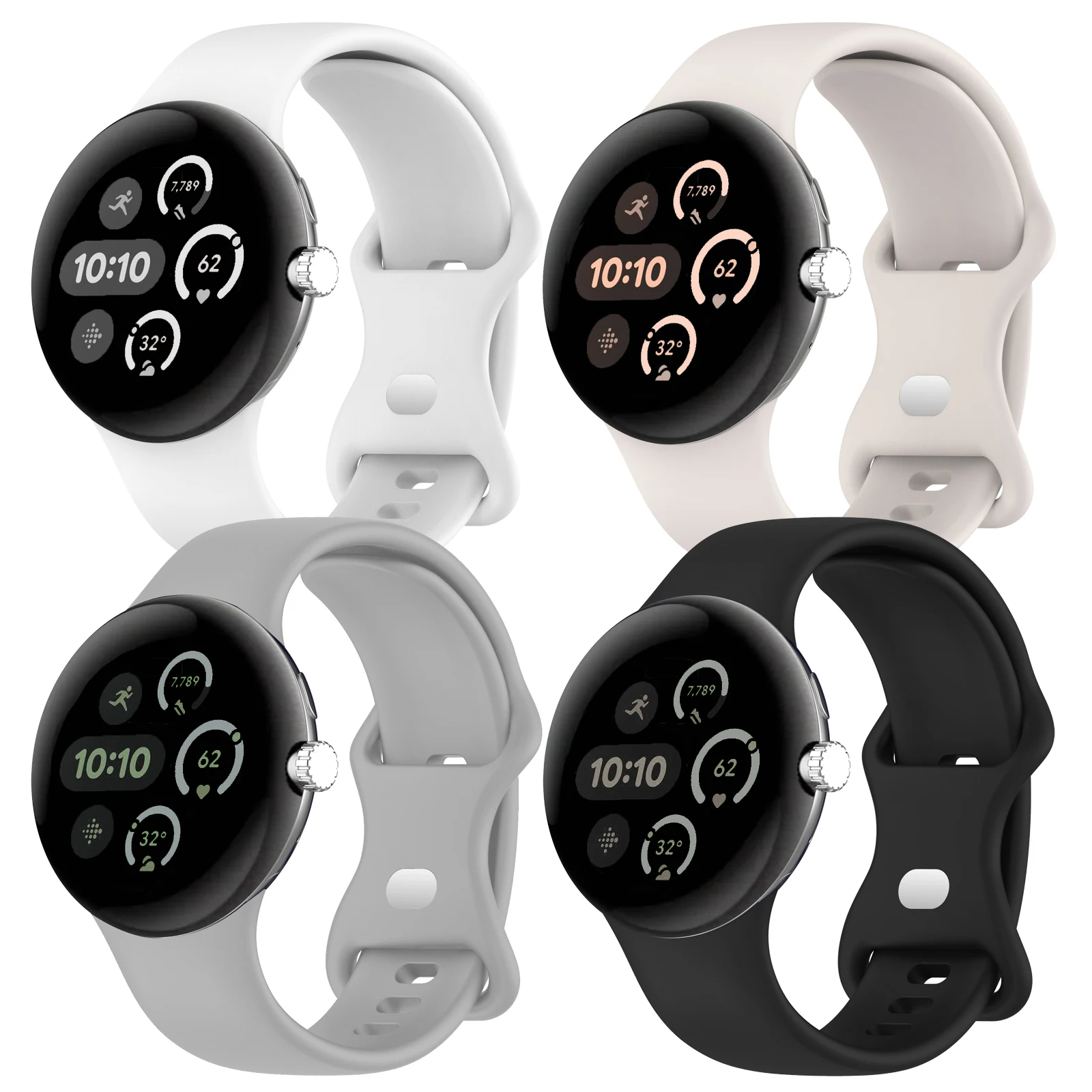 Sport Silicone Strap For Google Pixel Watch 4-3 Band 45mm Smartwatch Accessories Wrist Bracelet Correa Belt for Pixel Watch 45mm