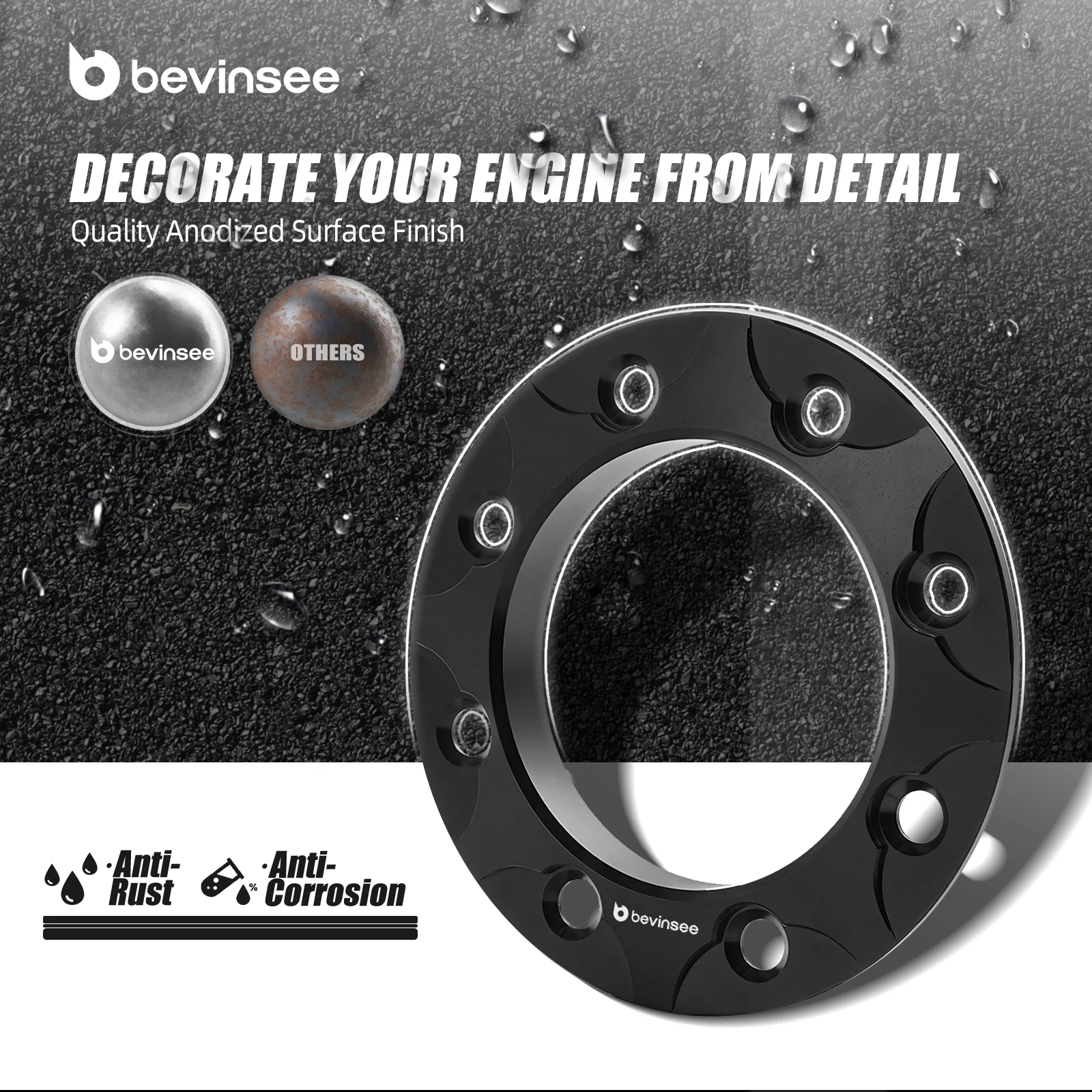 Около 3,1-дюймовой выпускной трубы Вставка выхода под крыло Турбо сливной канал Обрезное кольцо Бампер Фланец