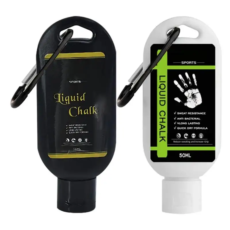 50ml Sports Liquid Chalk Magnesium Powder Fitness Weight Lifting Non-slip Cream Grip Weight Lifting Climbing Gym Sports