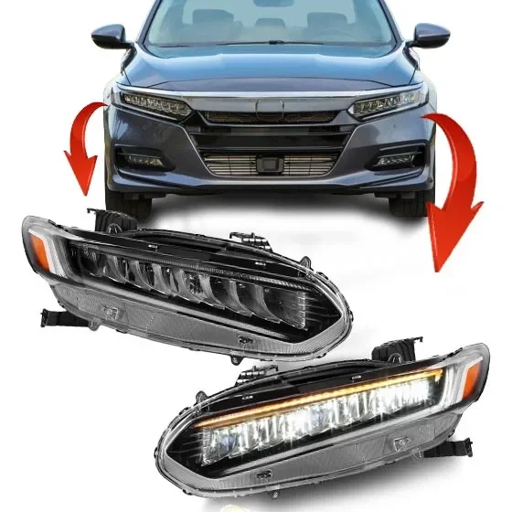 

car accessories auto LED super bright head light lamp headlight for accord 2018 2019 2020 2021 headlight