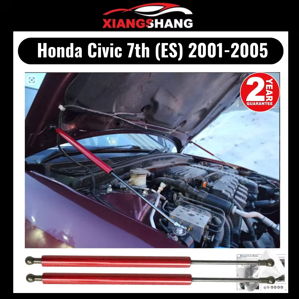 

Hood Damper for Honda Civic 7th (ES) sedan 2001-2005 Gas Strut Lift Support Front Bonnet Modify Gas Springs Shock Absorber