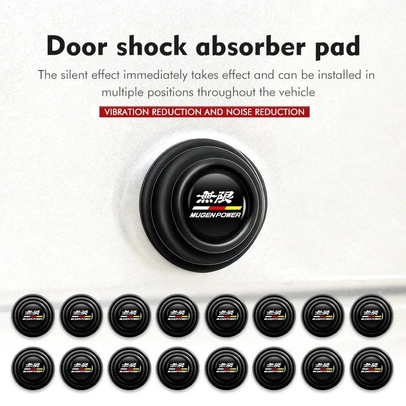 For Honda Car Door Anti-shock Pad Buffer Protective Stickers Auto Accessories Insight Vezel CIVIC DOHC Legend Fit Vezel Legend
