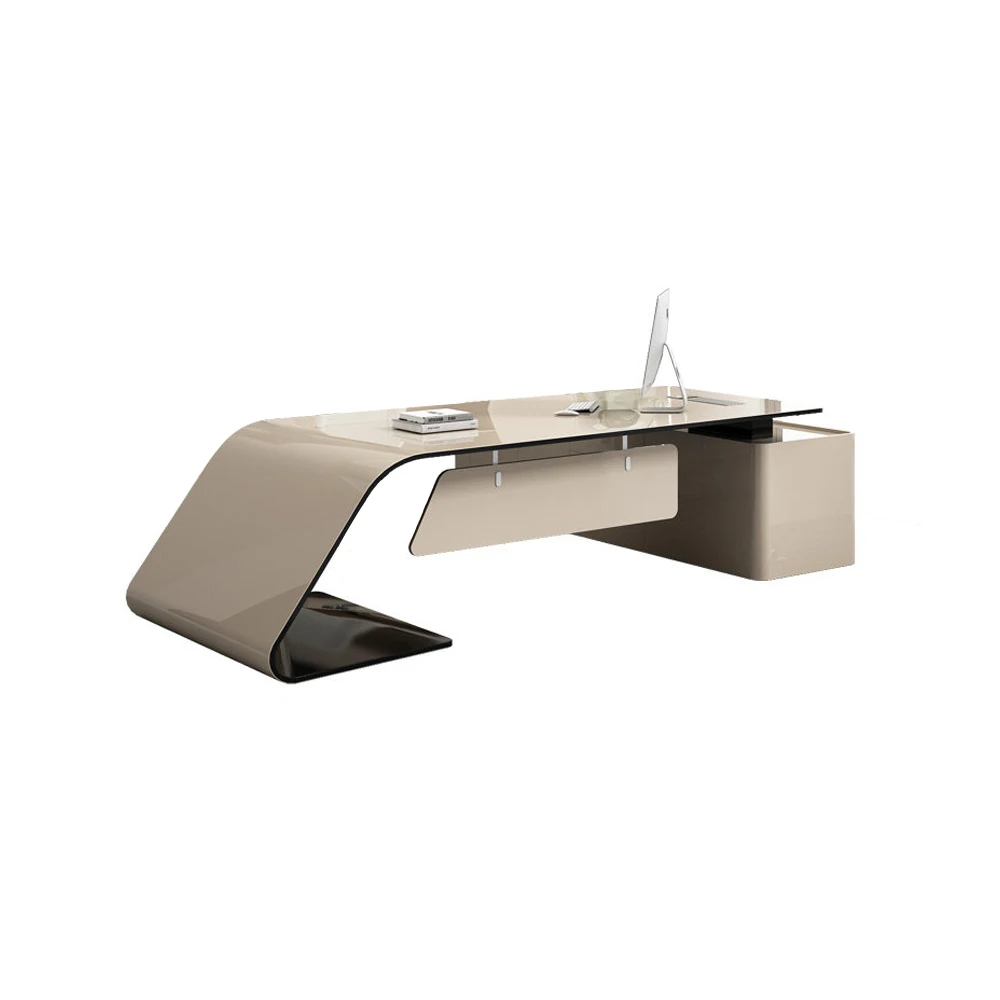 Best Selling Office Furniture Modern Design Durable Luxury High Quality Boss Desk Minimalist Sales Desk Custom Size For CEO Room