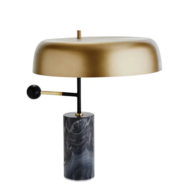 APRIL Contemporary Table Lamp Design LuXury Black Desk Light Home LED Marble Decorative For Foyer Living Room Office Bedroom