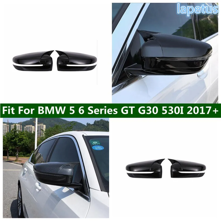 

Крыло для зеркала заднего вида Декор Ox Horn Blade Style Обложка подходит для BMW 5 6 Series GT G30 530I 2017 - 2023 автомобильные аксессуары