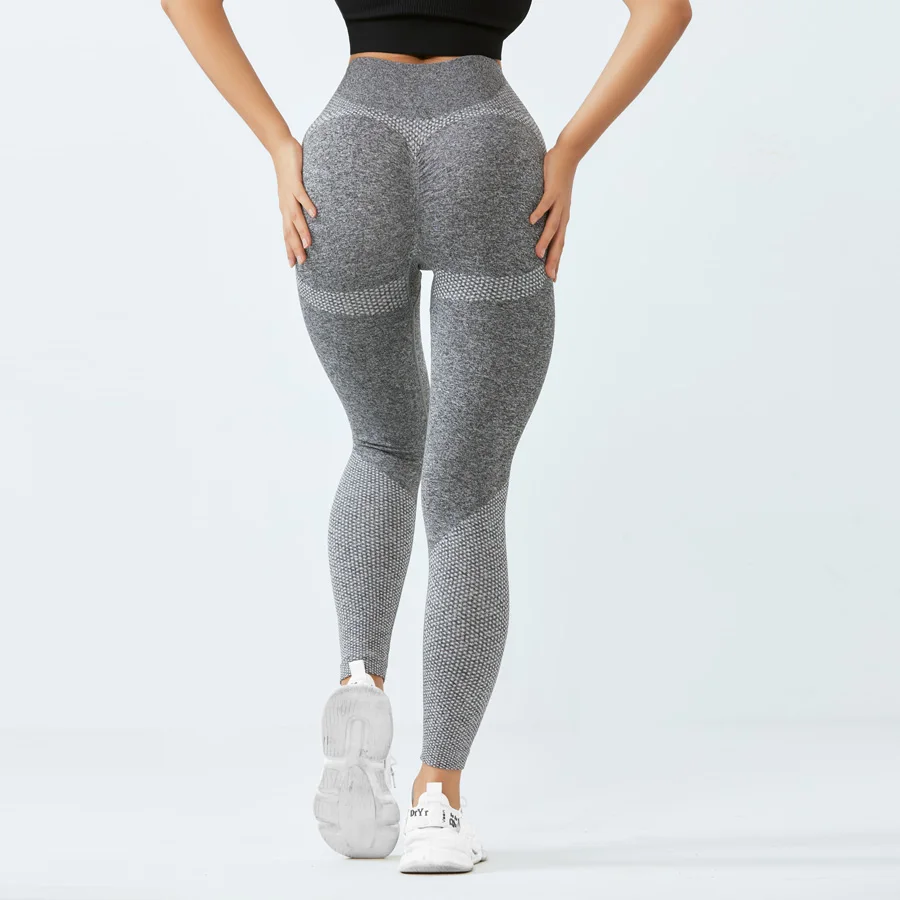 

Women's Seamless Leggings - Tummy Control Gym Sports Yoga Pant with 4-Way Stretch Squat-Proof & Tummy Control Activewear Autumn