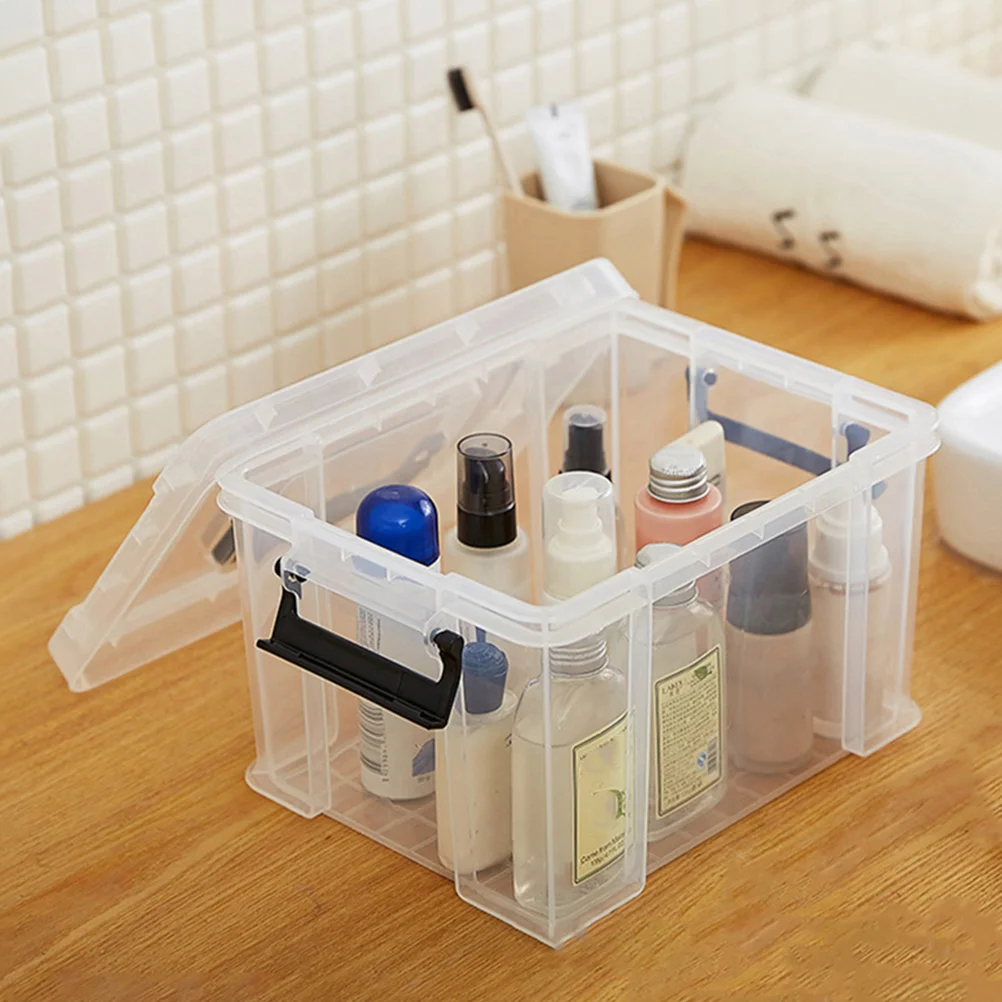 

5pcs Mini Portable Storage Boxes Plastic Storage Case Portable Toy Storage Box mini storage bins small plastic tote