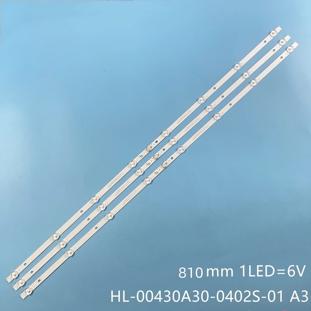 شريط إضاءة خلفية LED لـ StarWind ، 8 مصابيح ، Sw-led43ua400 ، HL-00430A30-0402S-01 ، A3 ، 3X8 ، TV-led43fhd100t2