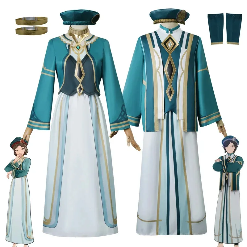 

Genshin Impact Cosplay Costume Xumi Order Academy Man Woman Uniform Anime Game Sumeru Library Chinese Style Halloween Suit