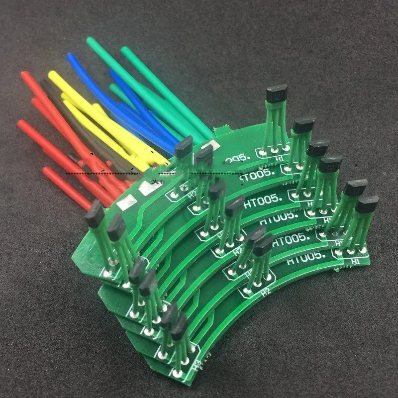 10PCS Hall effect board components for electric vehicle motors: 3144, 41F, 43F, 413 Hall effect circuit board - 120° / 60°