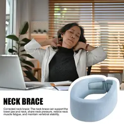 Neck Brace Cervical Collar Cervicorrect Neck Brace For Sleeping Adjustable Neck Support Brace For Anti Snoring Soft Foam Wraps