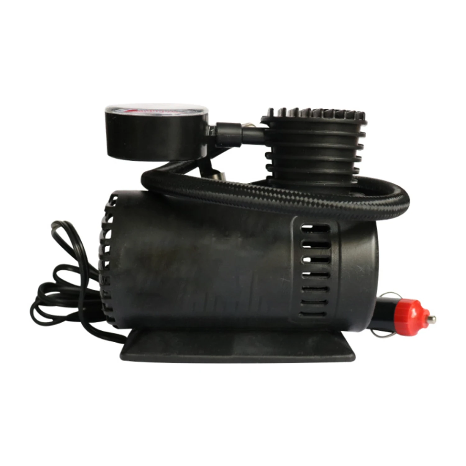 1set Portable Air Filler Mini Air Pump 12V With 2 Nozzle Adapters and 1 Sports Needle For Car Motorcycle ATV Compresser Pump