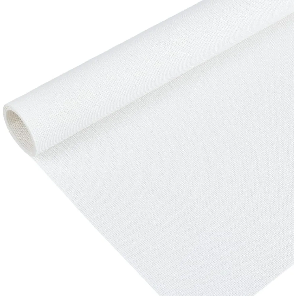 Tela de punto de cruz de plástico de 18 quilates, malla de plástico de 39,3 × 11,9 pulgadas para proyectos de ganchillo de punto bordado artesanal y manualidades DIY