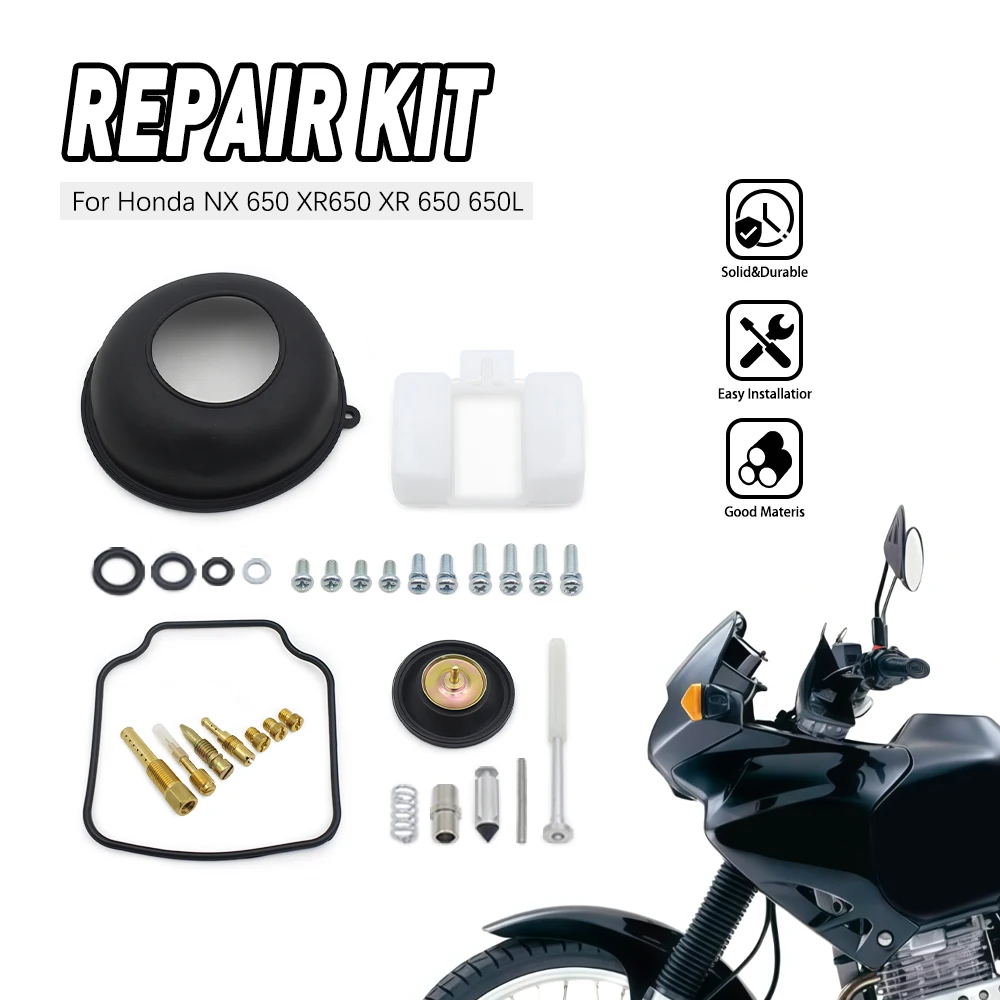 

Motorcycle Accesory Carburetor Float Needle Valve Repair Kit For Honda Nx650 Xr650 Dominator Xr650L Nx Xr 650 L 650L
