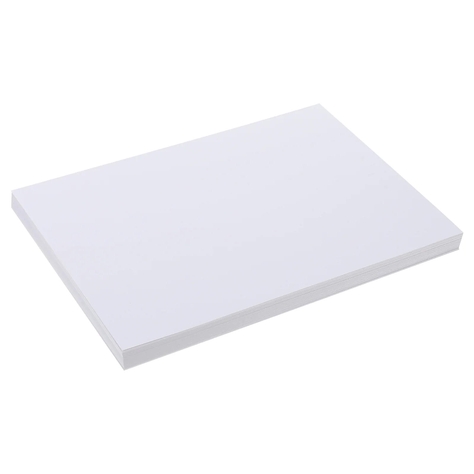 

100 Sheets Printer Paper Photo Coated A5 High Glossy Papers Professional Colorful Printing Nice Double-side White for Shop