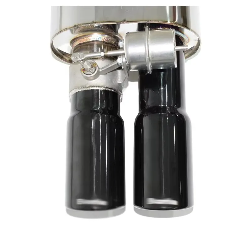 كاتم صوت صمام السيارة كاتم صوت عالمي 2.5 بوصة من الفولاذ المقاوم للصدأ صمام تفريغ العادم مجموعة التحكم عن بعد