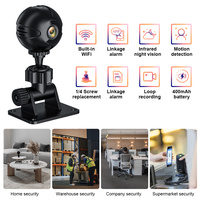 2025 New Mini Wifi IP Camera HD Night Vision WiFi Wireless Camera Security Cam High-definition Infrared Video Voice Record Remot