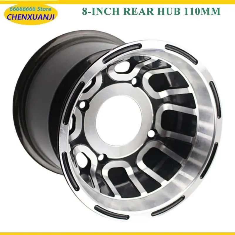 Aluminum Alloy 18X9.50-8 8'' 4 Stud Rear Back Wheel Rim Quad Dirt Bike ATV Buggy