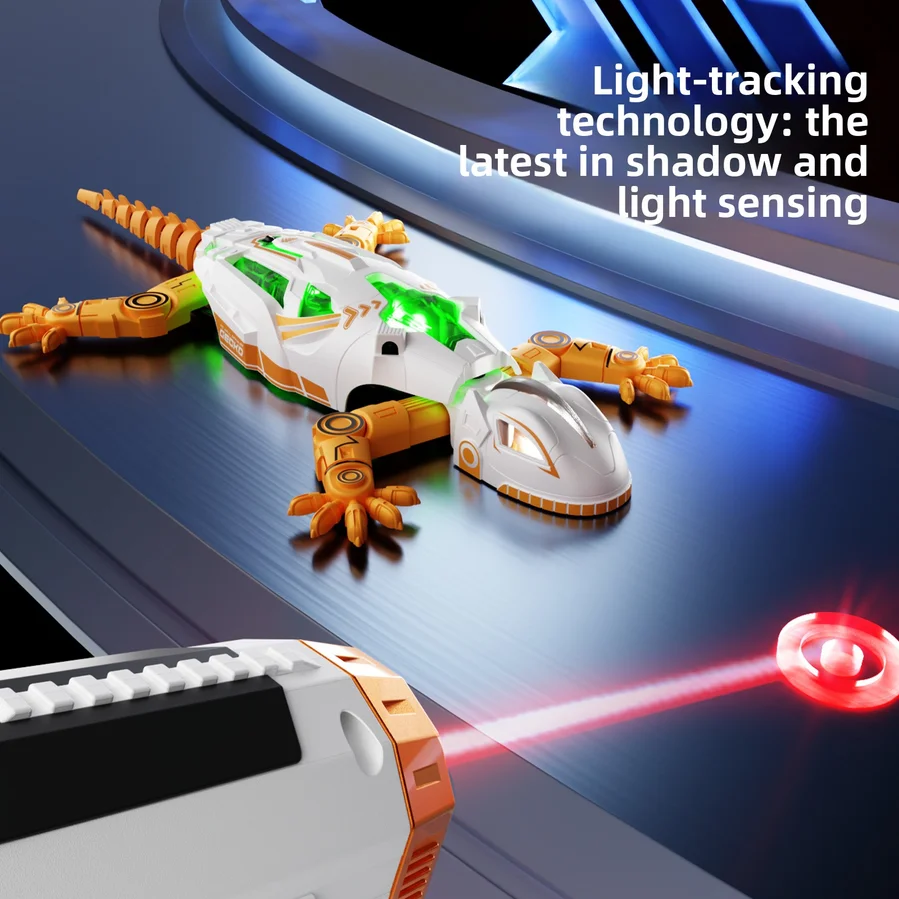 Infrared Chasing Light Wall Climbing Gecko Simulation Lizard Chameleon Climbing Children's Remote Control Wall Climbing Car Toy