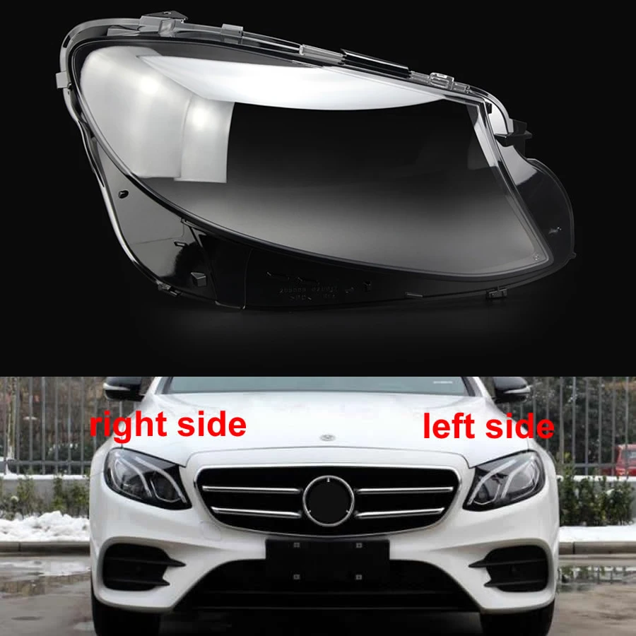 

For Mercedes Benz W213 E200L E300L E320L 2016-2020 Headlights Cover Lamps Headlamp Shell Lens Replace The Original Lampshade