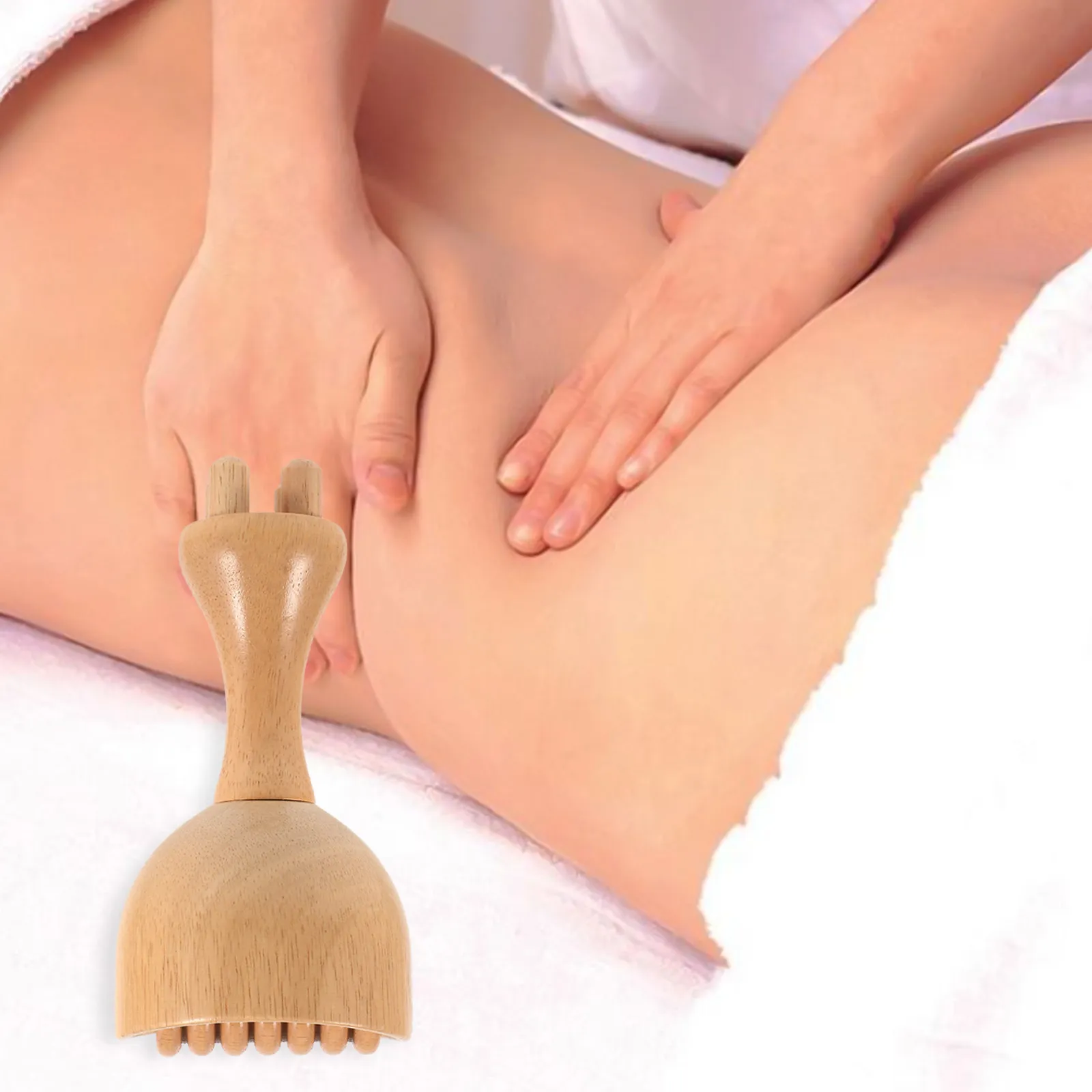 

Wooden Roller Therapy Cup Manual Massage Sculpting Cupping Massager Body Shaping Wood Therapy Massage Tools Relax Muscle Fatigue