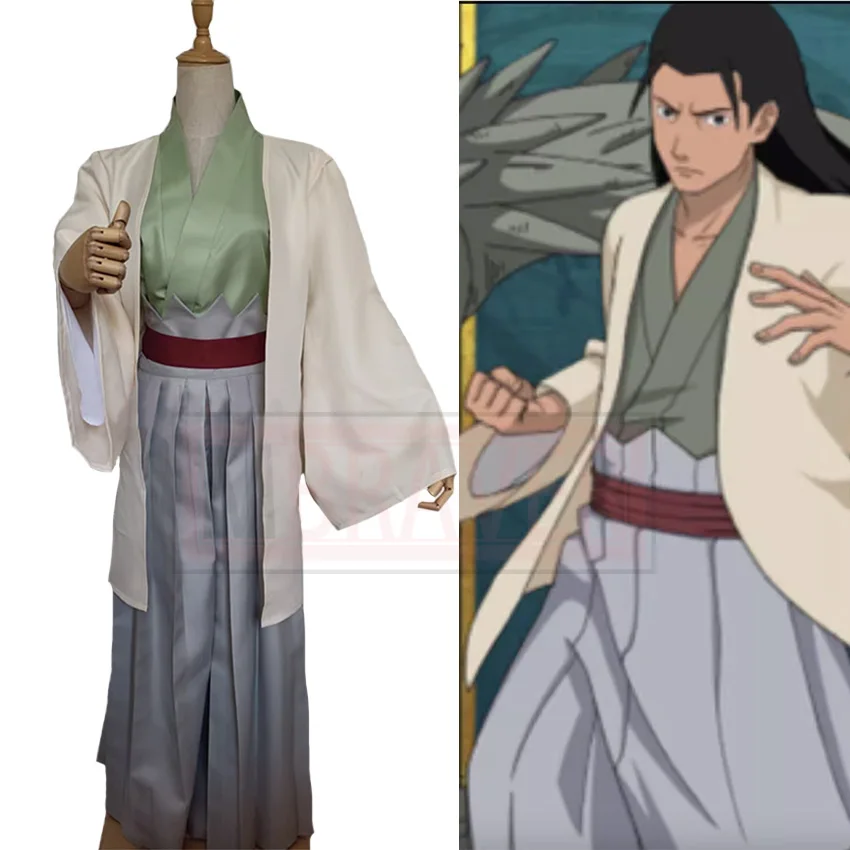 

Senju Hashirama Shodai Hokage Shinobi no Kami Cosplay Costume Christmas Halloween Uniform Outfit Customize Any Size