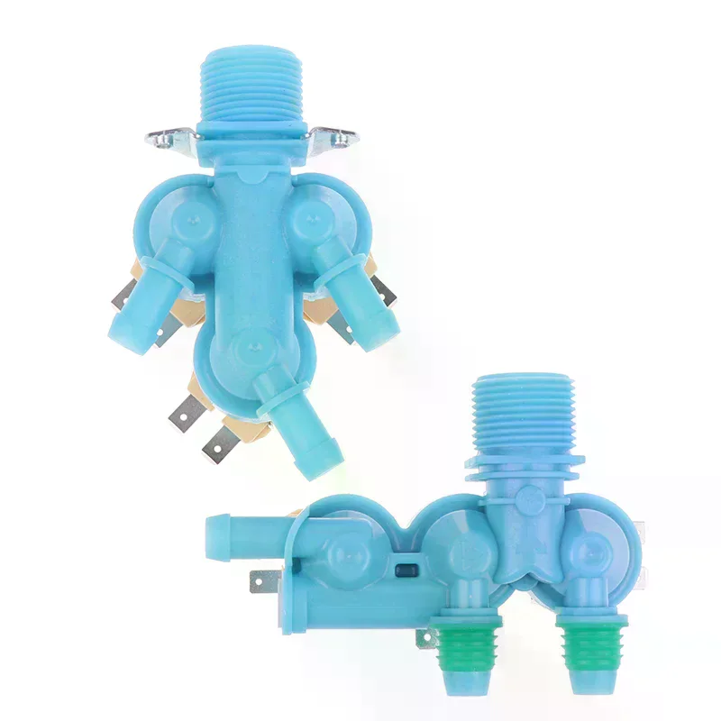 1Pc DC62-00266E DC62-00233D Water Inlet Solenoid Valve AC 220-240V For Washing Machine Double Head Water Inlet Valve