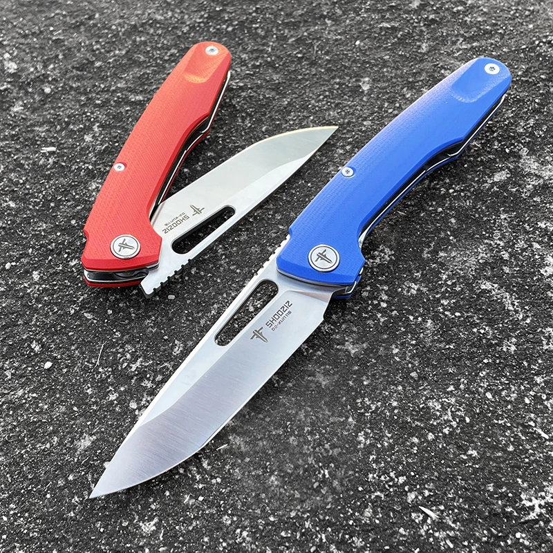 Tactical Multi-function Folding Knife D2 Steel Blade G10 Handle Adventure Self-Defense Pocket Flip Knives Collection GIFT NEW