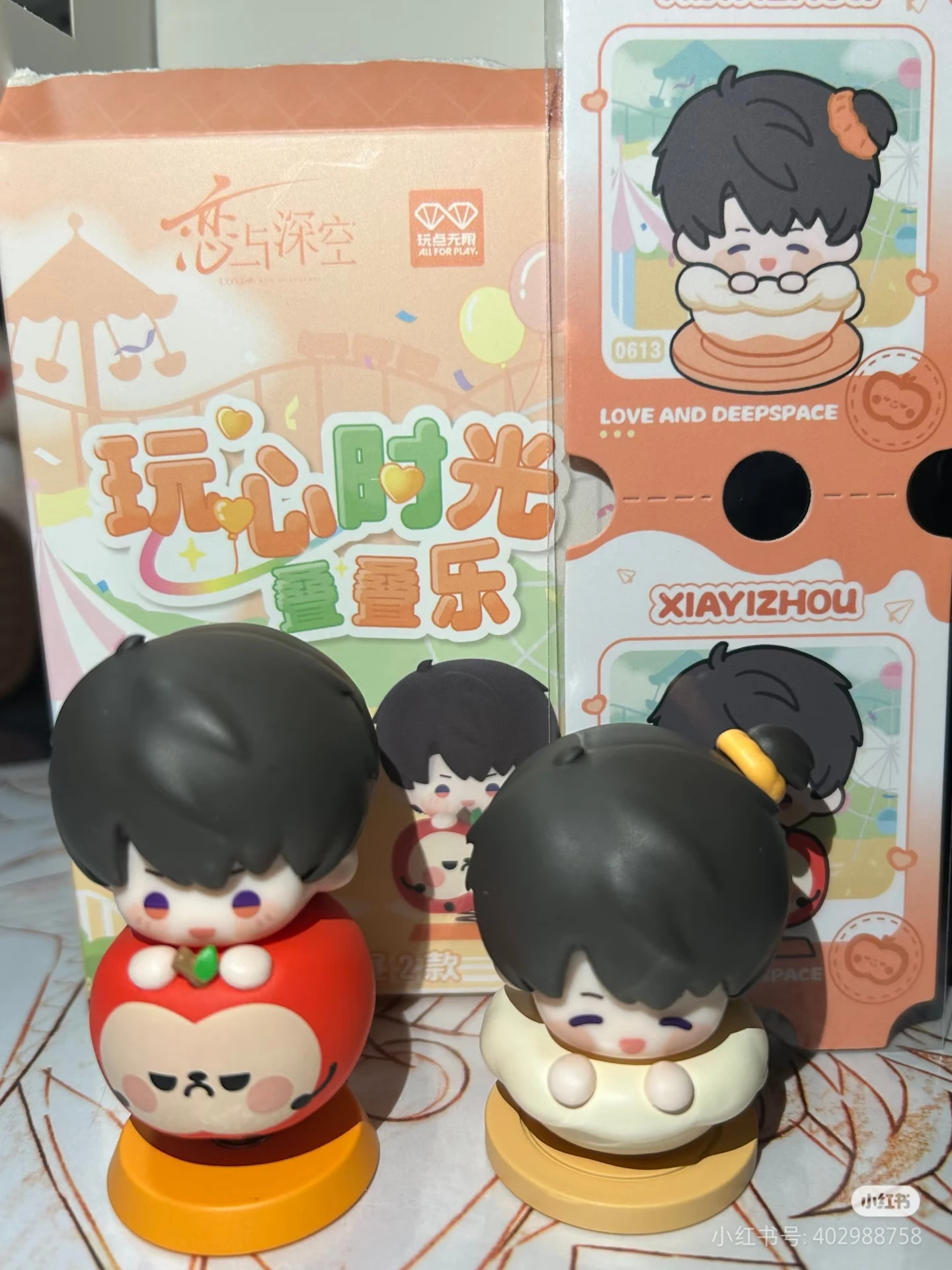 Ornement de bureau officiel Anime Love and Deepspace X ALL FOR PLAY Xavier Zayne Rafayel Sylus Caleb