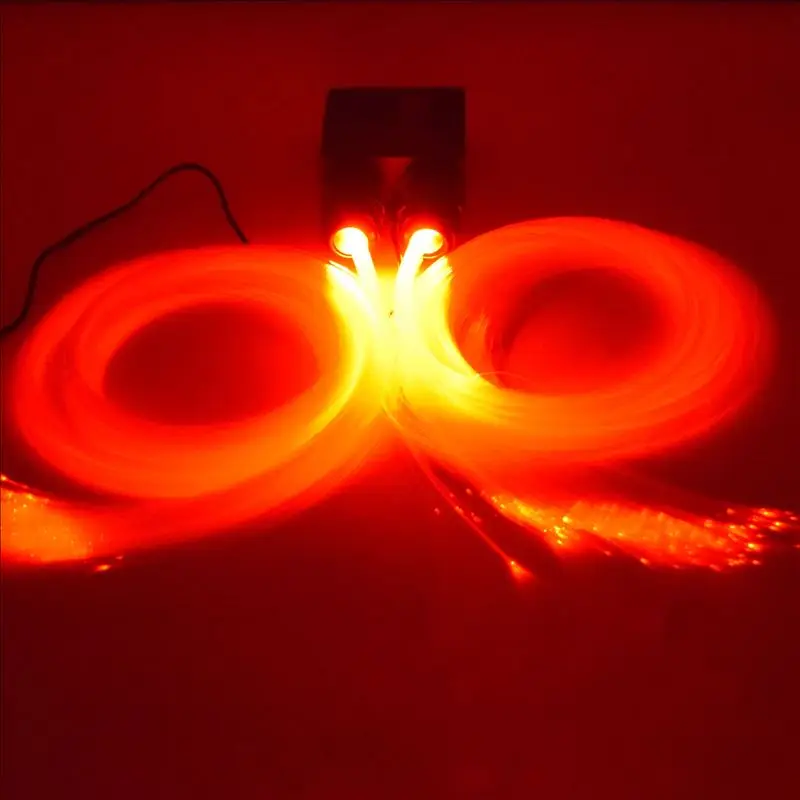 1X High Quality LED Fiber Optic Light APP Music Control 16W 32W RGBW LED Light Engine 6W Meteor LED Fiber Optic Engine 2 In1