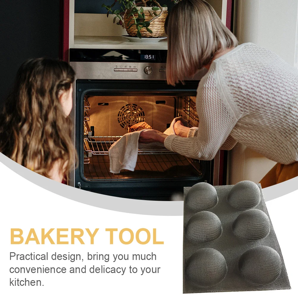 

Silicone Bread Mold Non-Stick Breathable Tray Easy Release High Temperature Resistance Bread Baking Plate for Bakery Restaurant