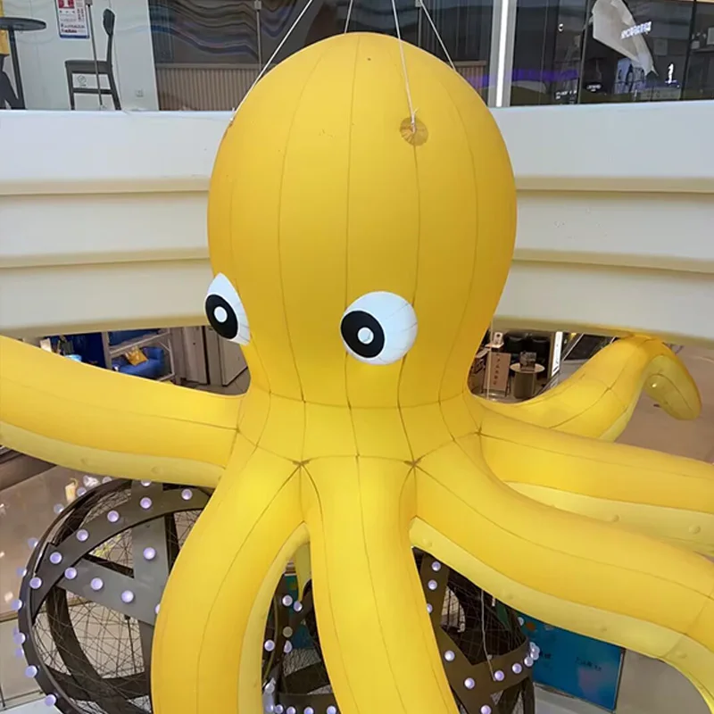 

Inflatable octopus, animal-based air models with blowers, decorative and promotional props for outdoor parade events
