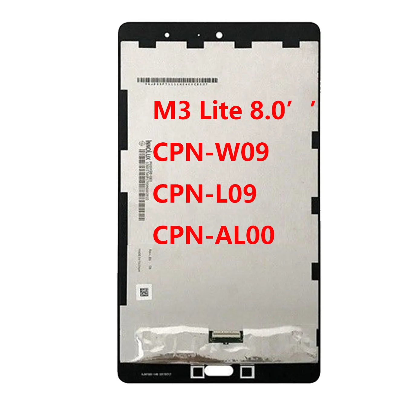 Original 8.0” LCD For Huawei Mediapad M3 Lite 8 8.0 LCD CPN-W09 CPN-AL00 CPN-L09 LCD Display Touch Screen Digitizer Assembly