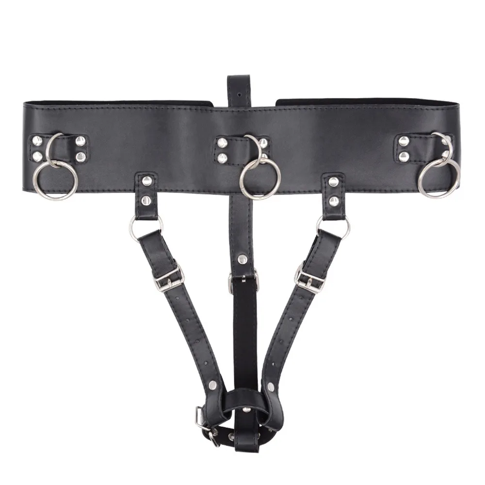 Sex Strapon Vibrator Pants BDSM Bondage Restraints Harness Belt Women Chastity Belt AV Wand Vibrator Panty Sex Toys for Woman
