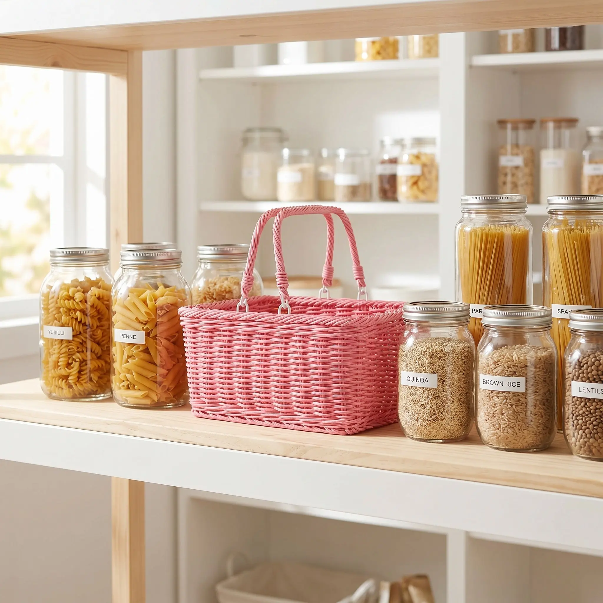 Portable Woven Picnic Basket Unique Shape Storage Basket Artistic Rustic Fruit Flower Gift Holder Fruit Woven Holder