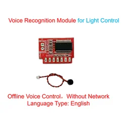 [E]Speech Recognition  Voice Recognition DD501 Module   Offline Voice Light Control  （language type- English）ASR202S