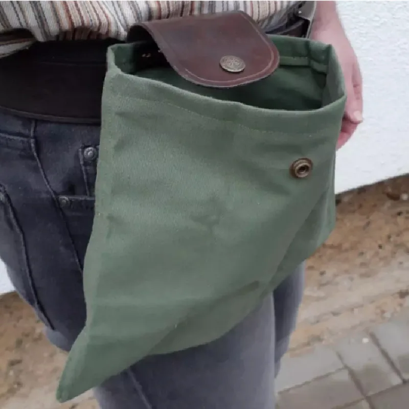 Canvas Pouch High-quality Durable Spacious Stylish Convenient Organizer With Drawstring Reliable Outdoor Backpack Bushcraft Bag