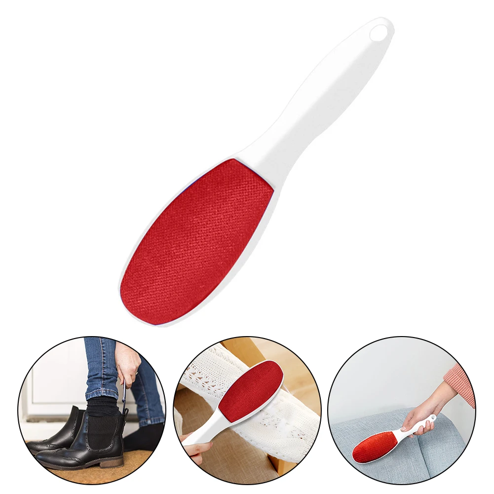 Double Sided Clothes Coat Lint Remover Brush Reusable Anti-Static Sweater Dust Brusher Hairs Cat Dogs Household Cleaning Tool