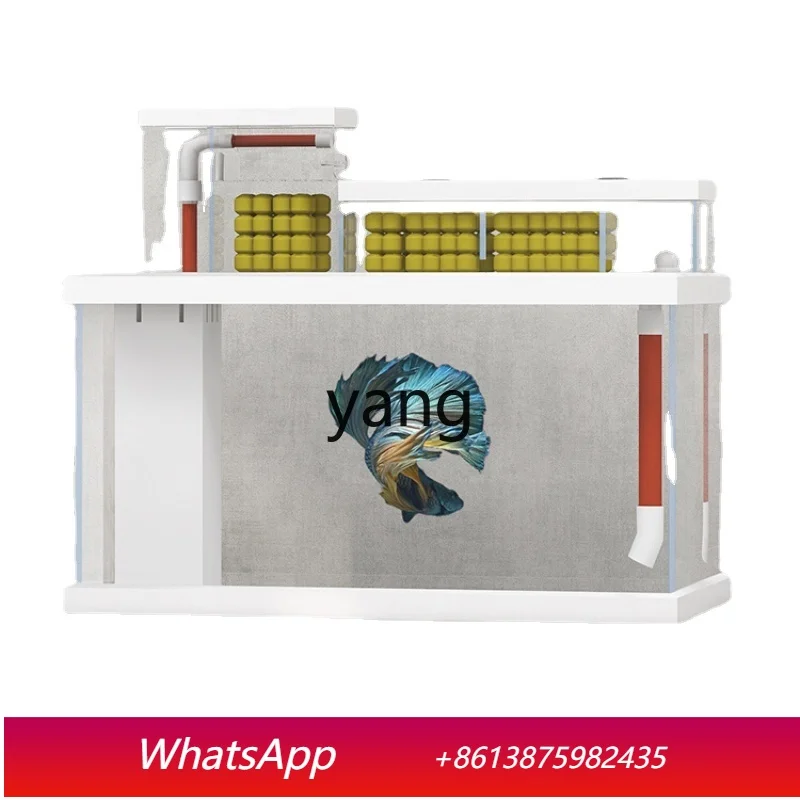 

CXX Super White Integrated Filter Fish Tank Small Living Room New Desktop Landscape Change Water Fish Globe