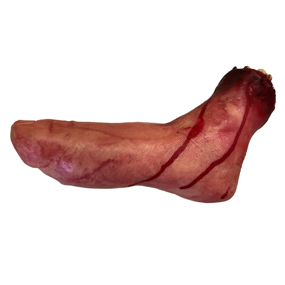 

2 шт. Реалистичные кровавые отрубленные ноги ручной работы, резиновый реквизит для Хэллоуина, страшный аксессуар для вечеринок, выпускных, косплея, розыгрышей, ужасы